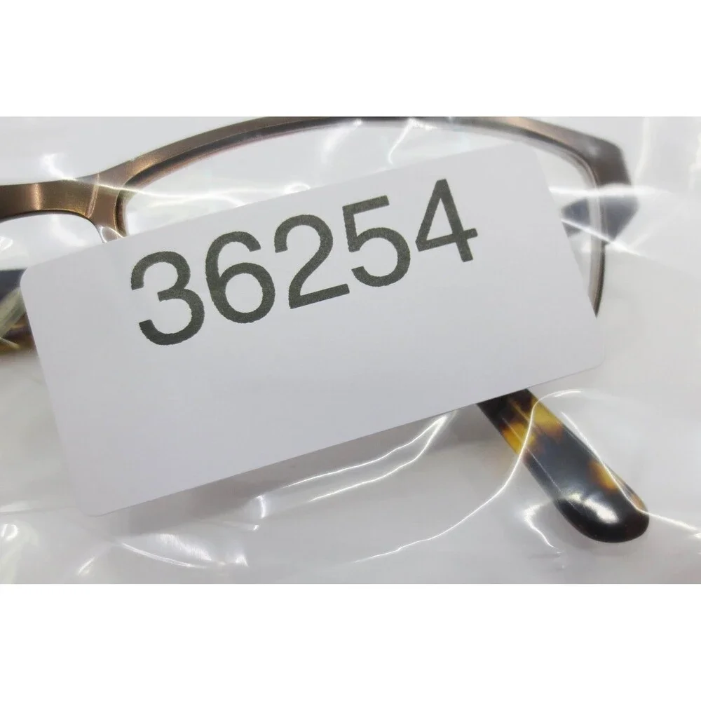 Hard Candy HC02 BWN Eyeglasses Brown Tortoise Rectangle Frame 52-15-135 HC02BWN
